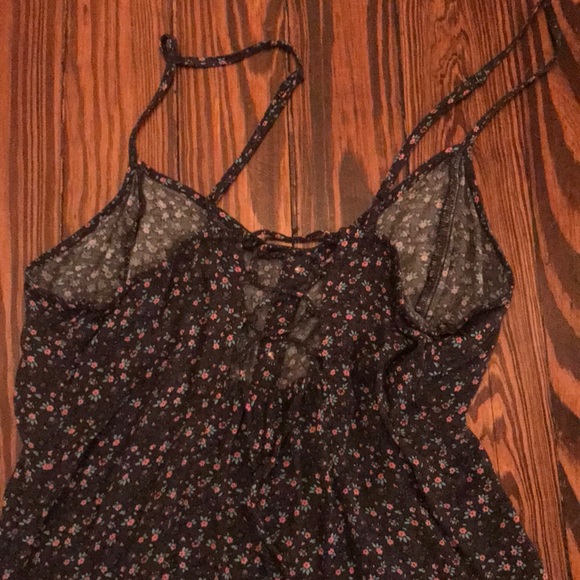 American eagle gray floral dress - Picture 4 of 5